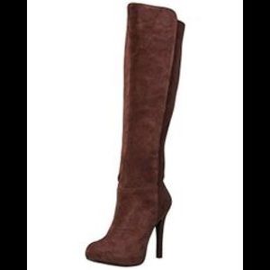 Jessica Simpson Avalona Suede Knee High Boot NWOB